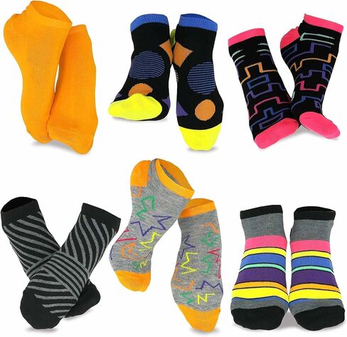 Cute Colorful Low Cut Ankle Socks for Women Girls 9-11 Cotton Acrylic Novelty 6 Pairs Socks Gift for Her School in Kuwait
