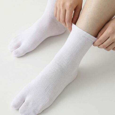 36 Pairs Tabi Socks Women, Flip Flop Socks for Women - Japanese Split Toe Ankle Sock, 3 Colors (Black/White/Gray), Poly-Cotton Blend, 11.8" Length in Saudi Arabia