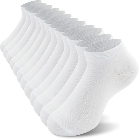 Desanlapi 12 Pairs Womens Ankle Socks and Cotton Socks Athletic Running Socks for Women in Saudi Arabia