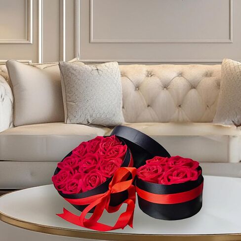 10 PCS Velvet Fake Red Roses Artificial Red Flowers Bulk, Silk Faux Roses with Stems for Wedding Centerpieces Bridal Bouquets Home Decorations Floral Arrangements in Saudi Arabia