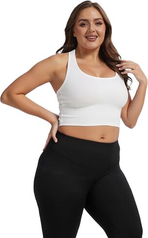Women's Plus Size Camisole Tops, Basic Soft Knit Slim Fit Tank Tops in Saudi Arabia