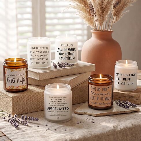 MULCHUM Lavender Scented Soy Candle for Pet Lover Wedding Gifts, Natural Soy Wax Jar Candle, Bridal Shower Funny Engagement Gift for Women Couples Pet Owners, 7oz 45 Hours Long Lasting Burn in Saudi Arabia