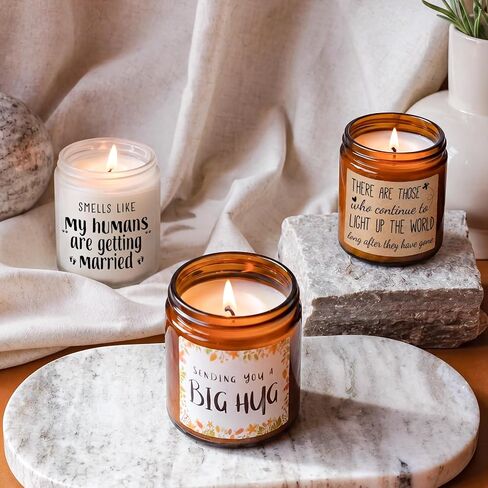 MULCHUM Lavender Scented Soy Candle for Pet Lover Wedding Gifts, Natural Soy Wax Jar Candle, Bridal Shower Funny Engagement Gift for Women Couples Pet Owners, 7oz 45 Hours Long Lasting Burn in Saudi Arabia