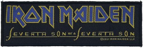 SS Iron Maiden Seventh Son Patch British Heavy Metal Band Woven Sew On Applique in Saudi Arabia