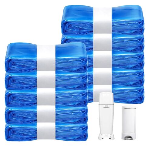 Diaper Pail Refills Bags10PCS,148ft,Hold up to 2320 Diapers,7Layer Advanced Odor Elimination Technology,For For Diaper Genie Pails Refill Bag,Angelcare and Munchkin Pails Refill Bag in Kuwait