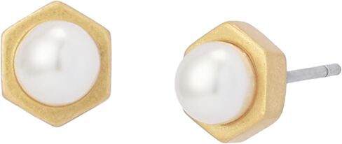 AllSaints Jewelry Women's Nellie Pearl Stud Earrings in Saudi Arabia