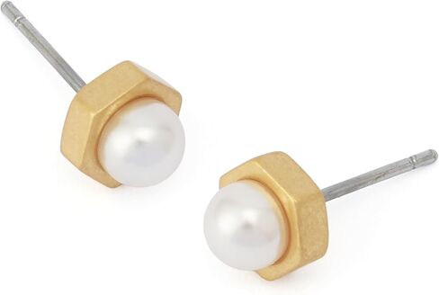 AllSaints Jewelry Women's Nellie Pearl Stud Earrings in Saudi Arabia