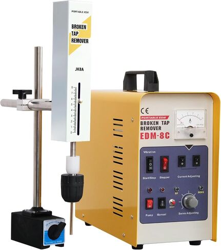 2000W 110V Tap Burner Tap Disintegrator Portable EDM Broken Tap Remover Hard Tool Remover Tap Burning Machine Manual Up&Down(Depth Setting) in Kuwait
