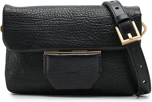AllSaints Women's Handbags Jupiter Grain Xbody Black in Kuwait