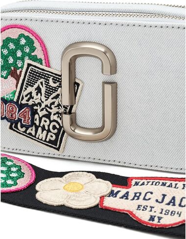 Marc Jacobs The Camp Patchwork Denim Snapshot in Kuwait