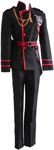Anime D.Gray-man Cosplay Costumes Allen Walker Uniforms Halloween Carnival Party in Saudi Arabia