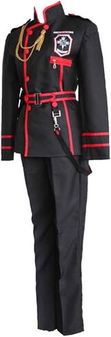 Anime D.Gray-man Cosplay Costumes Allen Walker Uniforms Halloween Carnival Party in Saudi Arabia