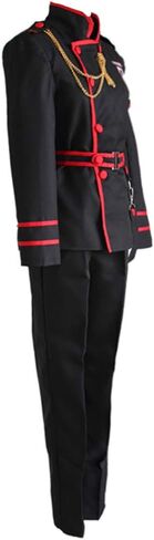 Anime D.Gray-man Cosplay Costumes Allen Walker Uniforms Halloween Carnival Party in Saudi Arabia