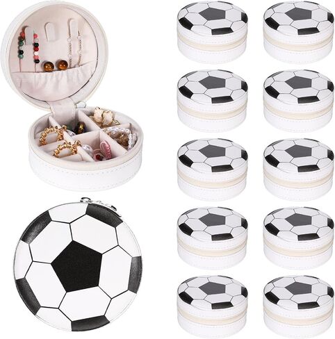 12 Pcs Soccer Team Gifts - Soccer Gifts Bulk Jewelry Boxes Mini Travel Jewelry Case for Players & Coaches in Saudi Arabia