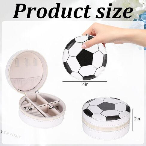 12 Pcs Soccer Team Gifts - Soccer Gifts Bulk Jewelry Boxes Mini Travel Jewelry Case for Players & Coaches in Saudi Arabia