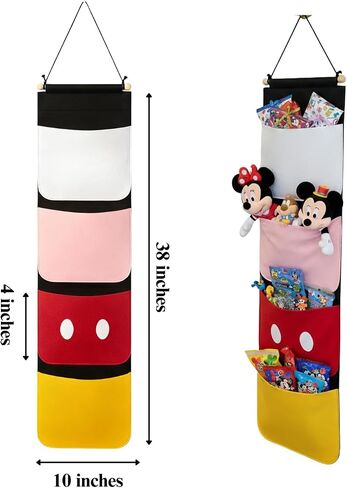 4 Pocket Fish Extender for Disney Cruise Door, Felt Hanging Organizer for Fish Extender Gift Exchange, HTV-Friendly Personalized Door Mail Bag (Mouse) in Saudi Arabia