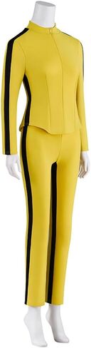 MelangCos Women Kill Bill Costume Beatrix Kiddo Cosplay Yellow Kung-Fu Suit Halloween Outfit in Kuwait