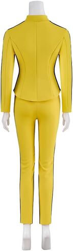MelangCos Women Kill Bill Costume Beatrix Kiddo Cosplay Yellow Kung-Fu Suit Halloween Outfit in Kuwait