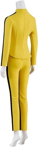 MelangCos Women Kill Bill Costume Beatrix Kiddo Cosplay Yellow Kung-Fu Suit Halloween Outfit in Kuwait