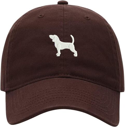 Baseball Cap Men Beagle Dog Embroidered Washed Cotton Dog Hat Baseball Caps in Saudi Arabia