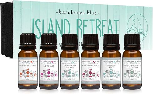 Barnhouse 10ml Essential Oils Set of 6 – Natural Wellness & Aromatherapy Blend (Island Retreat) in Saudi Arabia