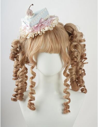 Lolita Mini Top Hat Cake Cocktail Tea Party Fascinator Women Bow Mini Top Hat Lolita Hair Accessories in Saudi Arabia