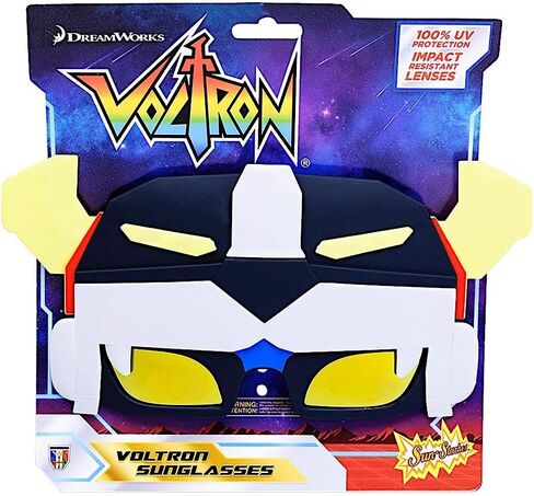 Sun-Staches Voltron Defender Sunglasses | Official Voltron Costume Accessory | UV400 | One Size Fits Most in Kuwait