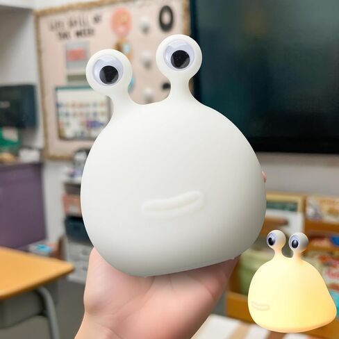 Slug Night Light with Touch Don't Bug Me Slug Lamp Gifts for Classroom Student School Decorations Silicone Soft Snail Eyeball Touch Light from Teacher Bedroom Back to School Party Supplies in Saudi Arabia