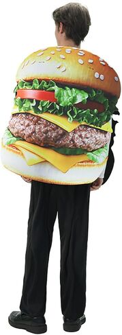 PGOND Adult Hamburger Costume Cosplay Funny Party Halloween Costume in Saudi Arabia