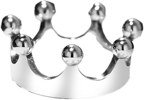 JA Elegant Silver Ring,JA Crown Ring for Women,Size 4-12 in Saudi Arabia