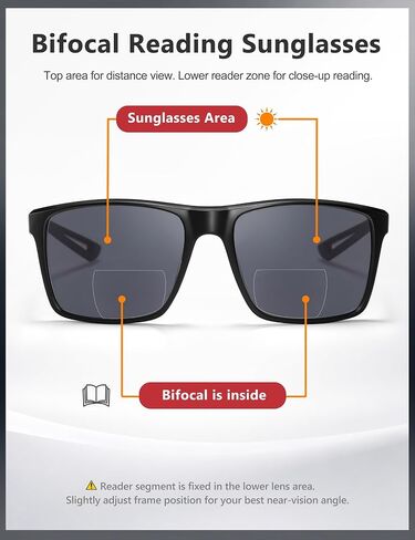 نظارات شمسية للقراءة ثنائية البؤرة من EYEGUARD للرجال والنساء، نظارات قراءة خارجية للقيادة الرياضية والشمس in Kuwait