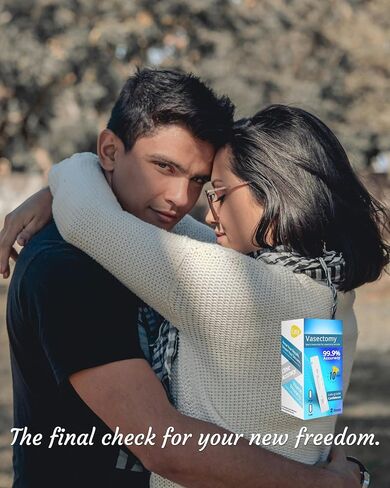 Vasectomy At Home Test Kit, Private Fast Accurate Post Vasectomy Sperm Check, Easy Operation Quick Read Results 2 Tests in Kuwait