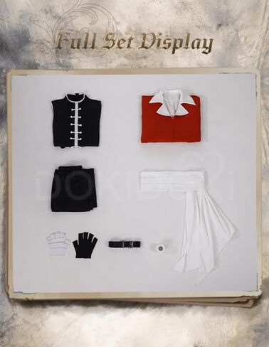 KIRA KIRA Anime Magcian Cosplay Doki-SR Full Set Red Jacket Outfits Halloween Cosplay Costume in Saudi Arabia