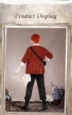 KIRA KIRA Anime Magcian Cosplay Doki-SR Full Set Red Jacket Outfits Halloween Cosplay Costume in Saudi Arabia