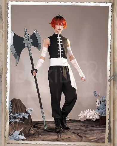 KIRA KIRA Anime Magcian Cosplay Doki-SR Full Set Red Jacket Outfits Halloween Cosplay Costume in Saudi Arabia