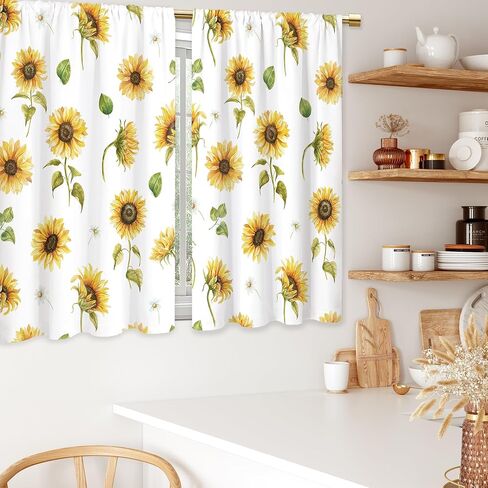 Black and White Abstract Kitchen Curtains Marble Aesthetic Ink Texture Bathroom Curtains Window Treatment Drapes Tier Minimalist Cafe Small Bedroom Short Door Curtains 2 Panels 27.5x39 Inch in Saudi Arabia