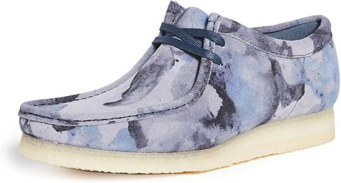 Clarks Men's Camo Wallabee Boots, Blue Camo, 10.5 Medium US in Kuwait