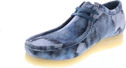 Clarks Men's Camo Wallabee Boots, Blue Camo, 10.5 Medium US in Kuwait