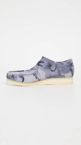 Clarks Men's Camo Wallabee Boots, Blue Camo, 10.5 Medium US in Kuwait
