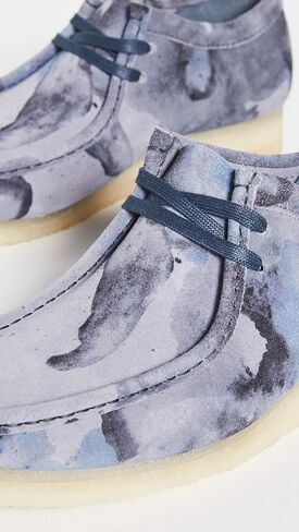 Clarks Men's Camo Wallabee Boots, Blue Camo, 10.5 Medium US in Kuwait