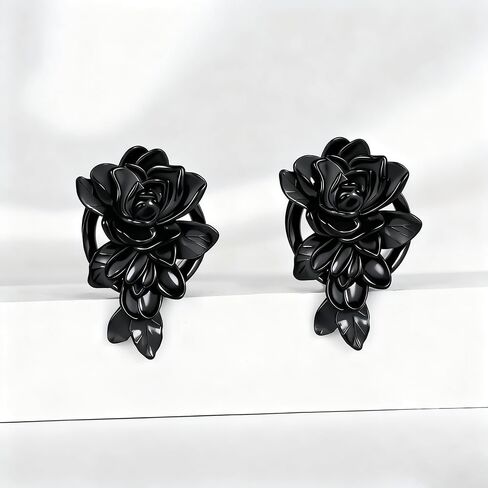 2PCS Flower Ear Gauges Stainless Steel Screw Back 0g 00g Ear Plugs Tunnels for Stretched Ears Hypoallergenic Ear Expander Body Jewelry for Women & Men(8mm-16mm) in Saudi Arabia