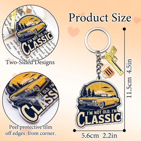 Dads Gifts For Dad From Daughter Son Best Dad Ever Gifts Dads Gift From Daughter Son Father'S Day Gifts For Papa Grandfather Stepdad Acrylic Retro Keychain in Saudi Arabia