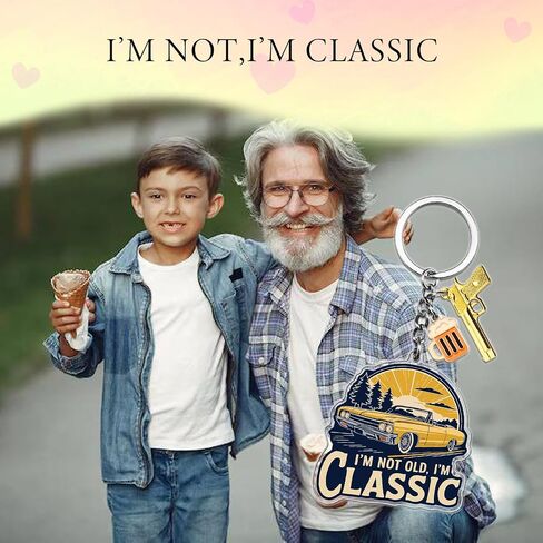 Dads Gifts For Dad From Daughter Son Best Dad Ever Gifts Dads Gift From Daughter Son Father'S Day Gifts For Papa Grandfather Stepdad Acrylic Retro Keychain in Saudi Arabia