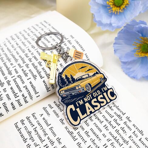 Dads Gifts For Dad From Daughter Son Best Dad Ever Gifts Dads Gift From Daughter Son Father'S Day Gifts For Papa Grandfather Stepdad Acrylic Retro Keychain in Saudi Arabia