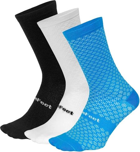 DEFEET Evo Mont Ventoux Crew Socks | Lightweight Knit | Breathable | Secure Fit | For Biking, Running, & Everyday Adventures in Saudi Arabia