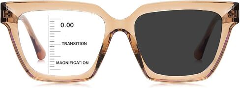 Photochromic Progressive Multifocus Reading Glasses For Women Men,Progressive Readers No Line Transition Sunglasses in Kuwait