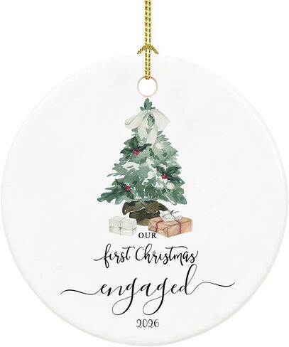 Retirement Ornament 2026, Retirement Gifts for Women 2026 Coworker, Ceramic Keepsake First Christmas Retired Ornament 2026 with Ribbon and Box in Saudi Arabia