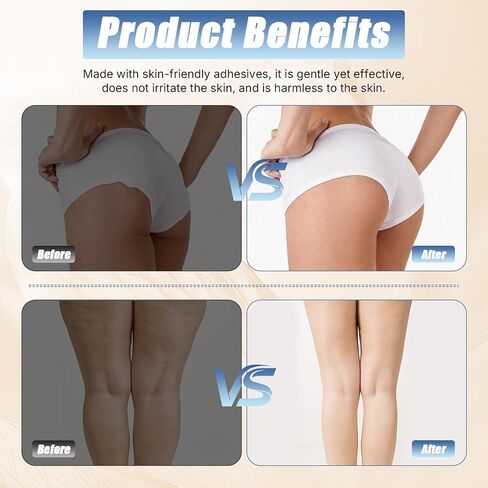 Thigh Lift Tape, Large Size Lift Patches for Butt, Legs, Abdomen & Arms Invisible & Sweatproof, in, Waterproof Body Tape for Women, Firming and Smoothing Saggy Skin（5PCS） White in Saudi Arabia