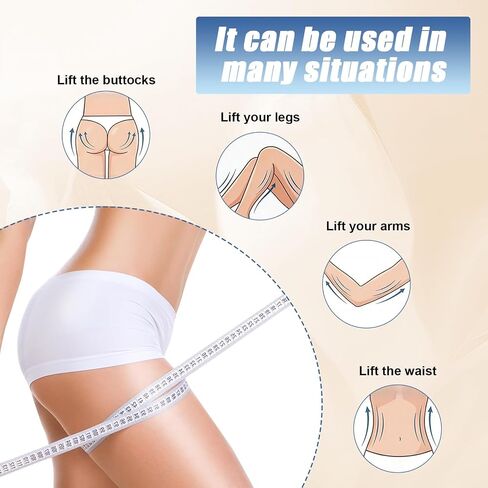 Thigh Lift Tape, Large Size Lift Patches for Butt, Legs, Abdomen & Arms Invisible & Sweatproof, in, Waterproof Body Tape for Women, Firming and Smoothing Saggy Skin（5PCS） White in Saudi Arabia