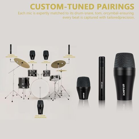 Wired Microphone for Karaoke Singing, Metal Corded Microphone for Speaker Karaoke Machine, Vocal Dynamic Microphone XLR with Cord 13.12ft and ON/Off Switch in Kuwait